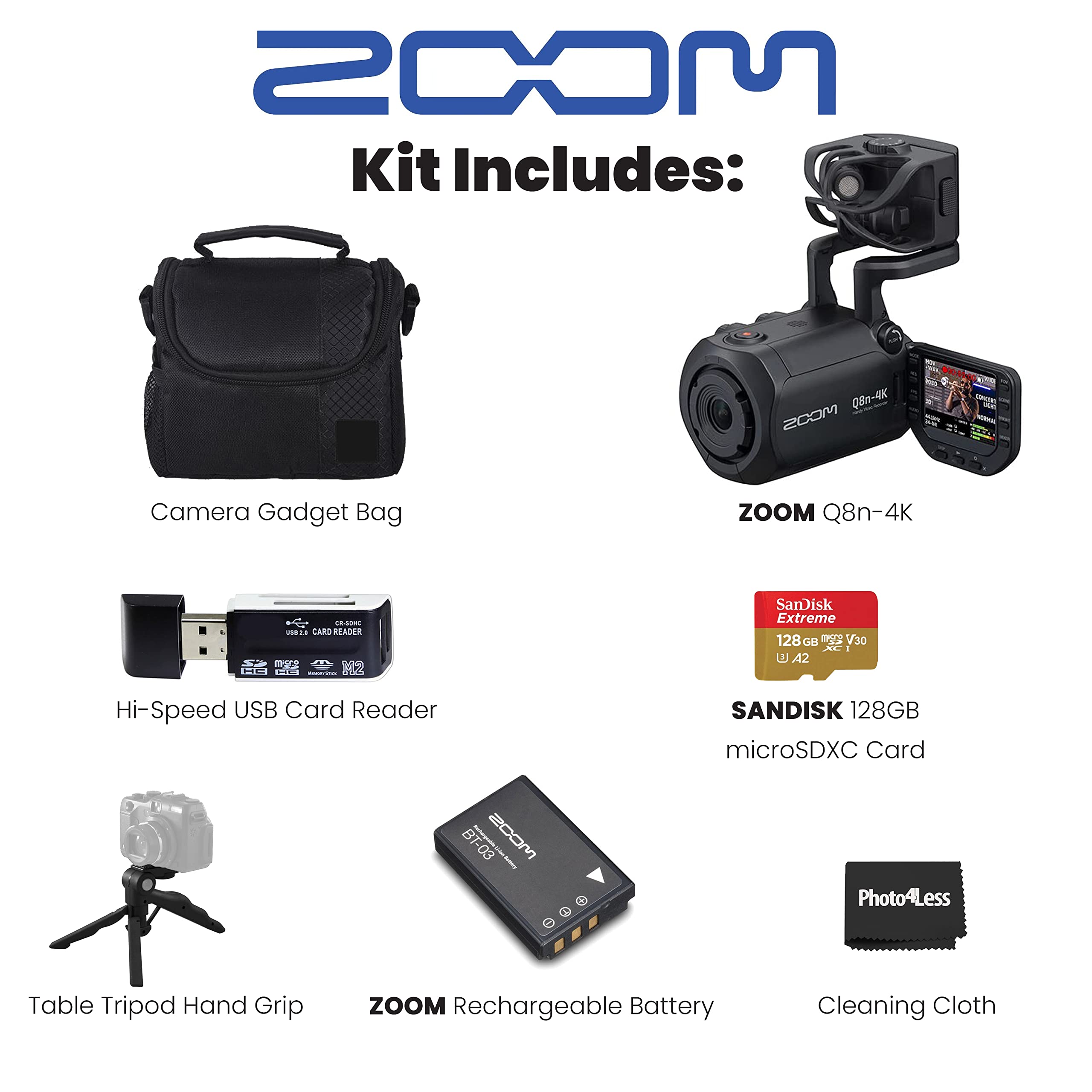Amazon.com: Zoom Q8n-4K Ultra High Definition Handy Video